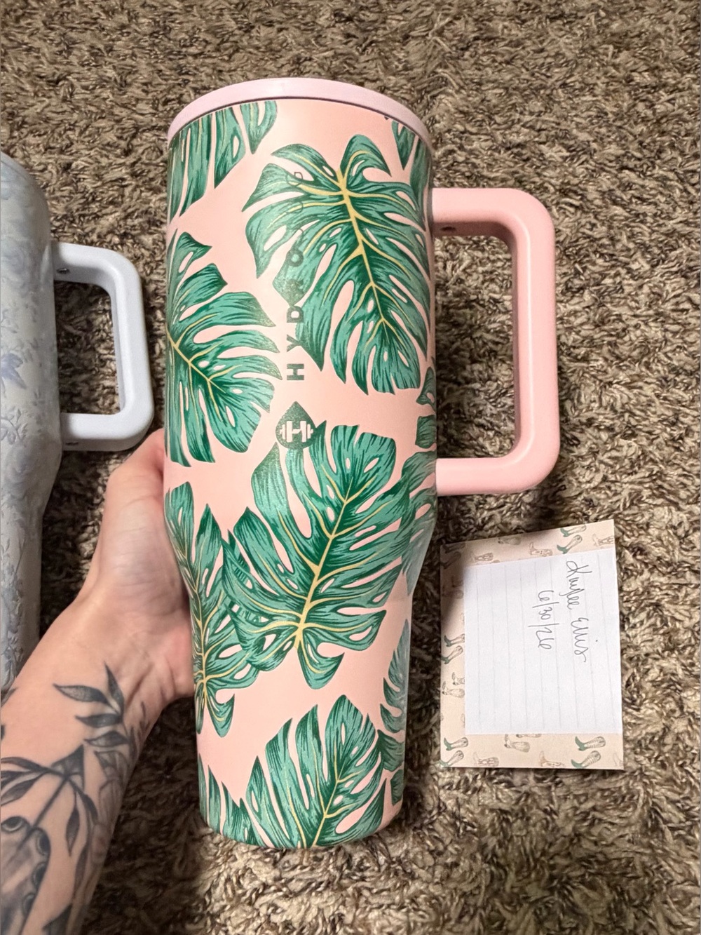 Hydrojug 40 Oz Traveler Monstera
